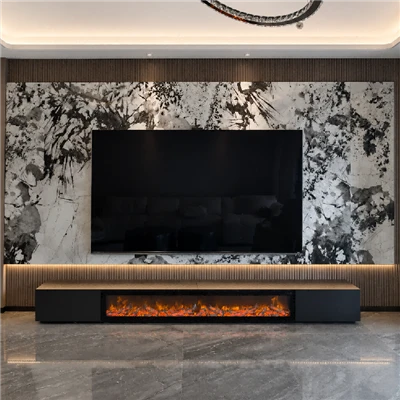 Electric Fireplace with 3D Flame Effect