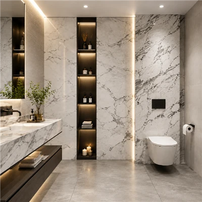 Stainless Steel Shower Recess
